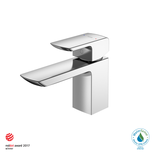 TOTO TLG02301U#CP GR Series 1.2 GPM Single Handle Bathroom Sink Faucet with COMFORT GLIDE Technology and Drain Assembly , Polished Chrome