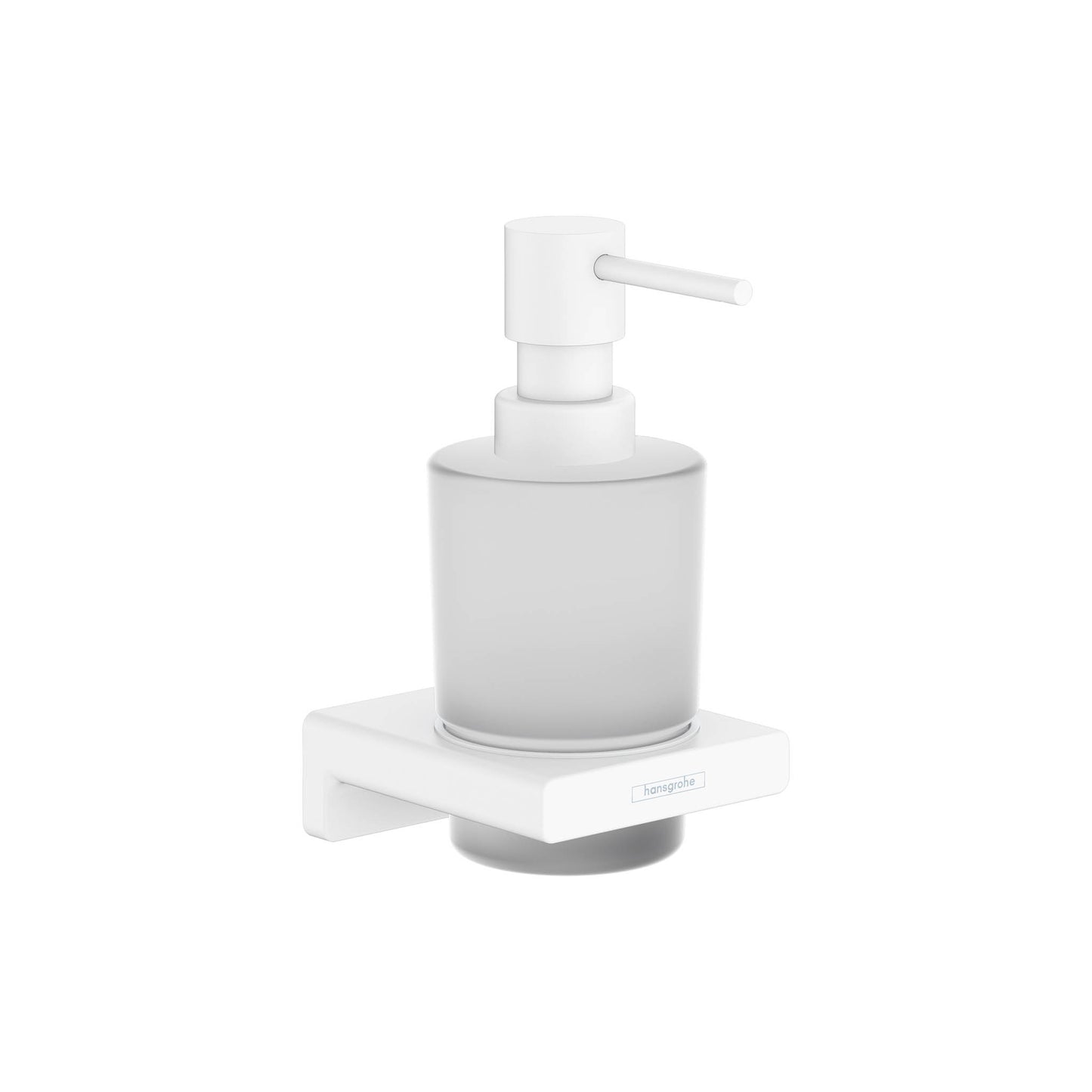HANSGROHE 41745700 Matte White AddStoris Modern Soap Dispenser
