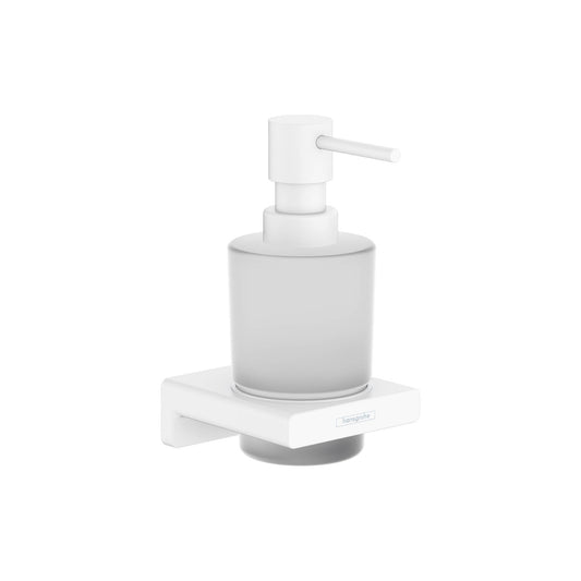 HANSGROHE 41745700 Matte White AddStoris Modern Soap Dispenser