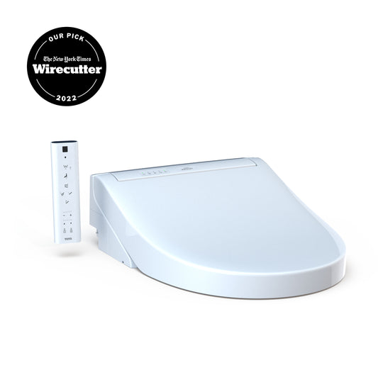 TOTO SW3083#01 WASHLET C5 Electronic Bidet Toilet Seat with PREMIST and EWATER+ Wand Cleaning , Cotton White