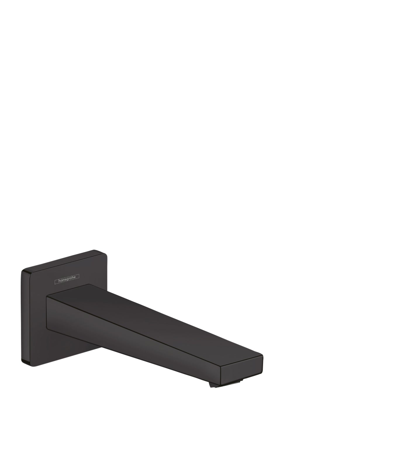 HANSGROHE 32542671 Matte Black Metropol Modern Tub Spout