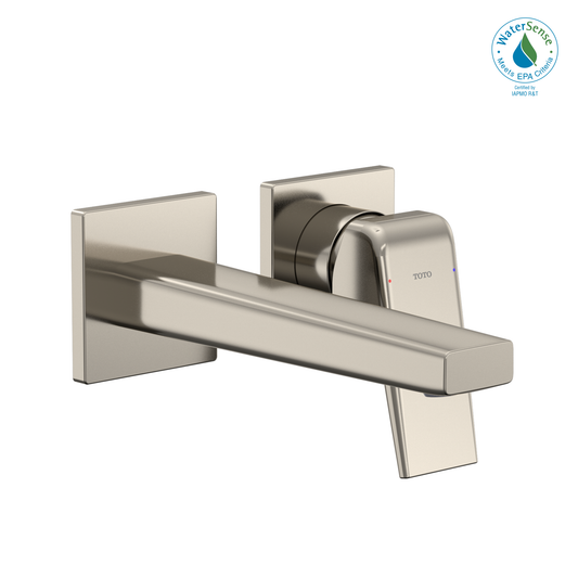 TOTO TLG10307U#PN GB 1.2 GPM Wall-Mount Single-Handle Bathroom Faucet with COMFORT GLIDE Technology , Polished Nickel