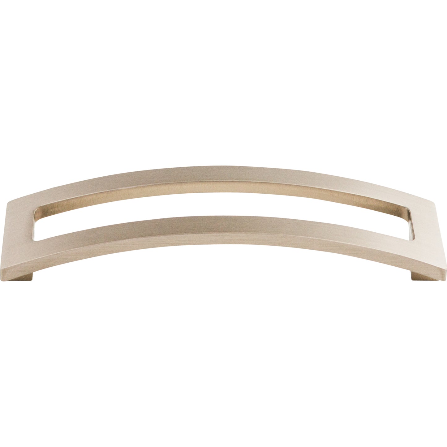 TOP KNOBS TK247BSN Euro Arched Pull 5 Inch (c-c) Brushed Satin Nickel