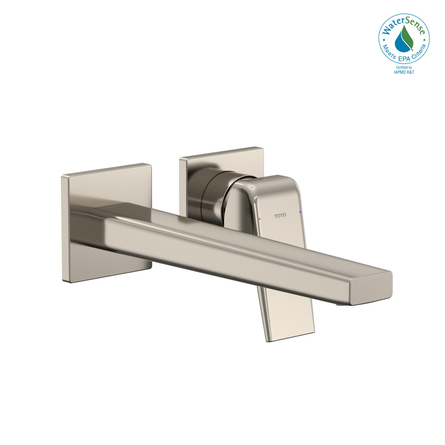 TOTO TLG10308U#PN GB 1.2 GPM Wall-Mount Single-Handle Long Bathroom Faucet with COMFORT GLIDE Technology , Polished Nickel