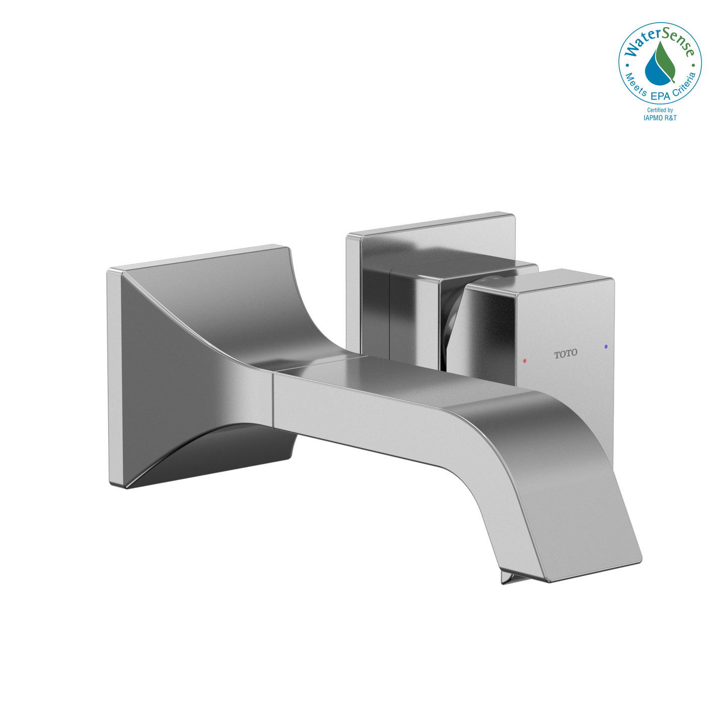 TOTO TLG08307U#CP GC 1.2 GPM Wall-Mount Single-Handle Bathroom Faucet with COMFORT GLIDE Technology , Polished Chrome