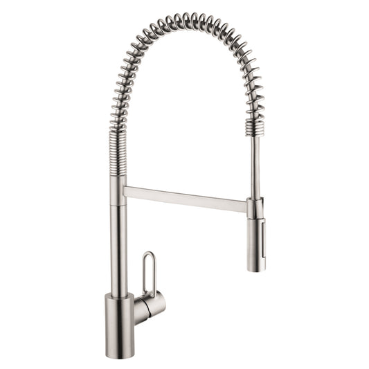 HANSGROHE 04700805 Stainless Steel Optic Talis Loop Kitchen Faucet 1.75 GPM