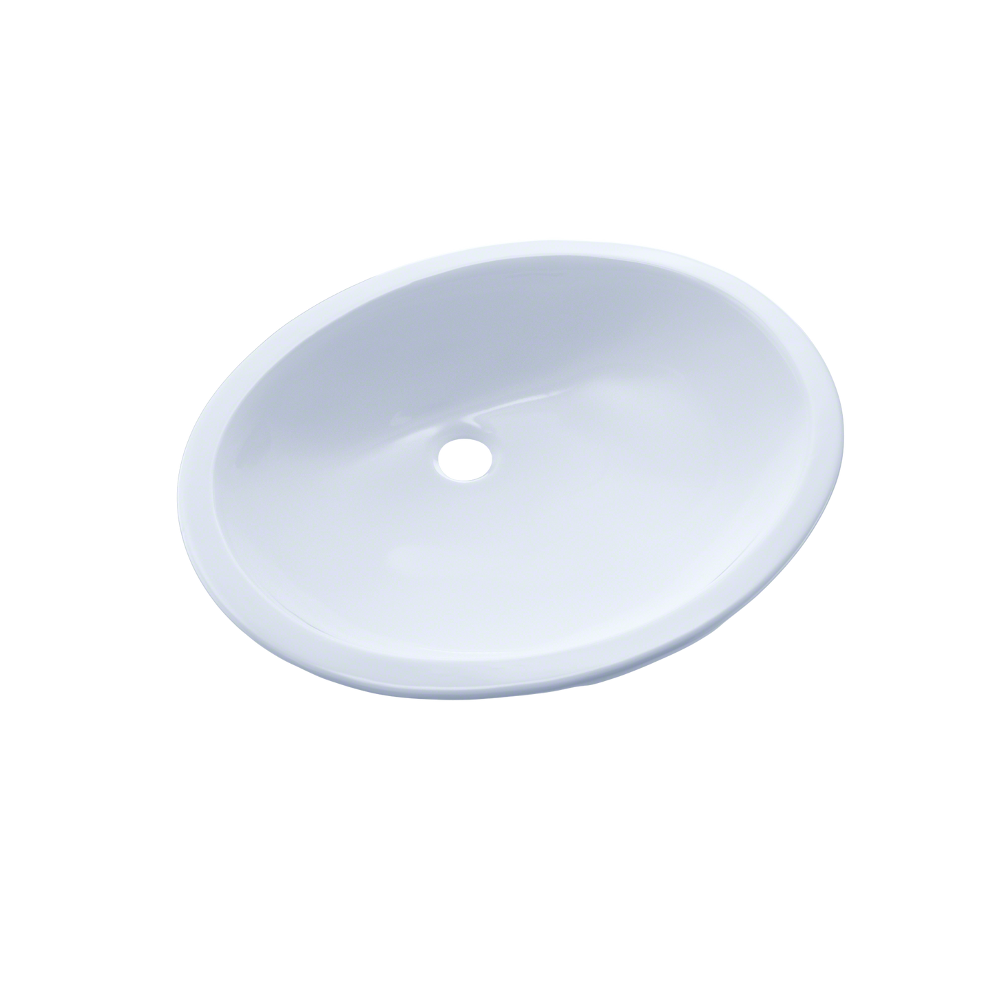 TOTO LT579G#01 Rendezvous Oval Undermount Bathroom Sink with CEFIONTECT , Cotton White