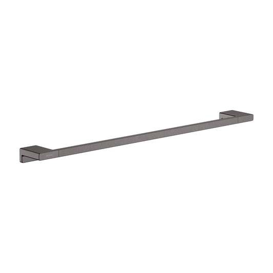 HANSGROHE 41747340 Brushed Black Chrome AddStoris Modern Towel Bar