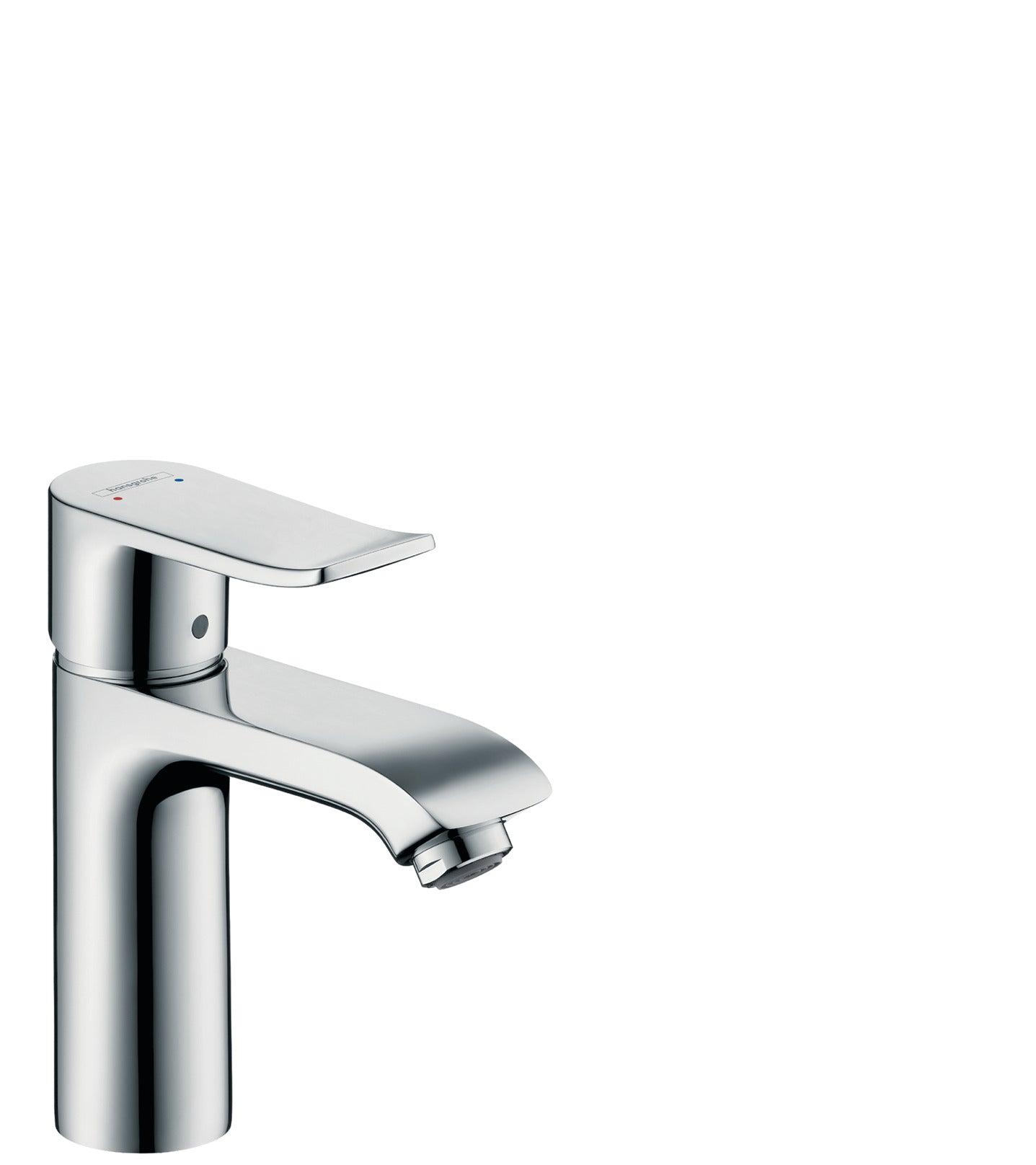 HANSGROHE 31080001 Chrome Metris Modern Single Hole Bathroom Faucet 1.2 GPM