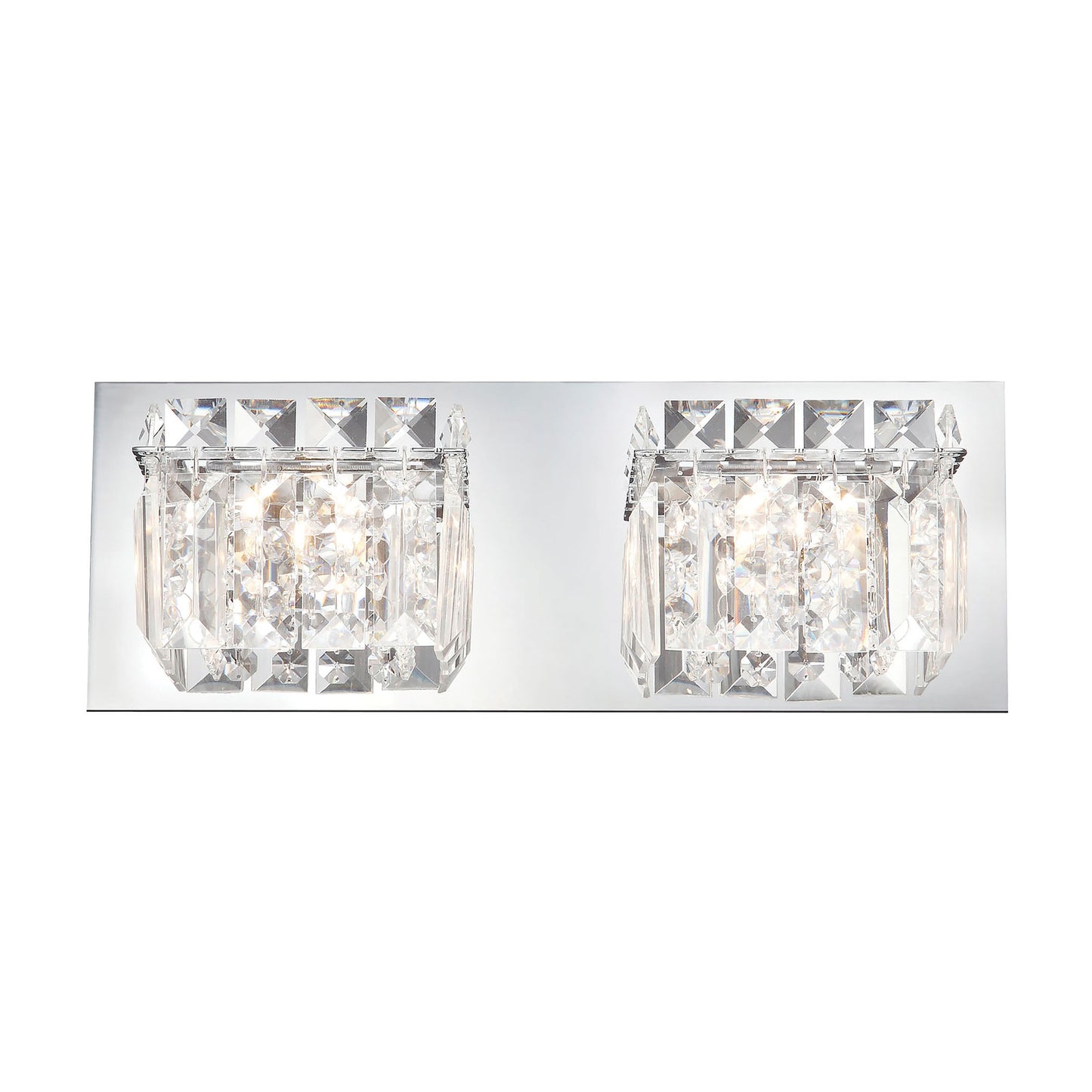 ELK SHOWROOM BV1002-0-15 Crown 13.4'' Wide 2-Light Vanity Light - Chrome