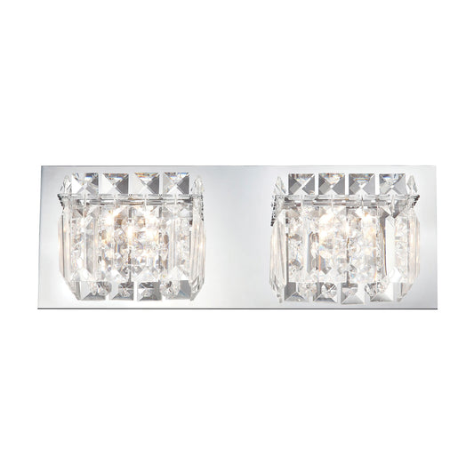 ELK SHOWROOM BV1002-0-15 Crown 13.4'' Wide 2-Light Vanity Light - Chrome