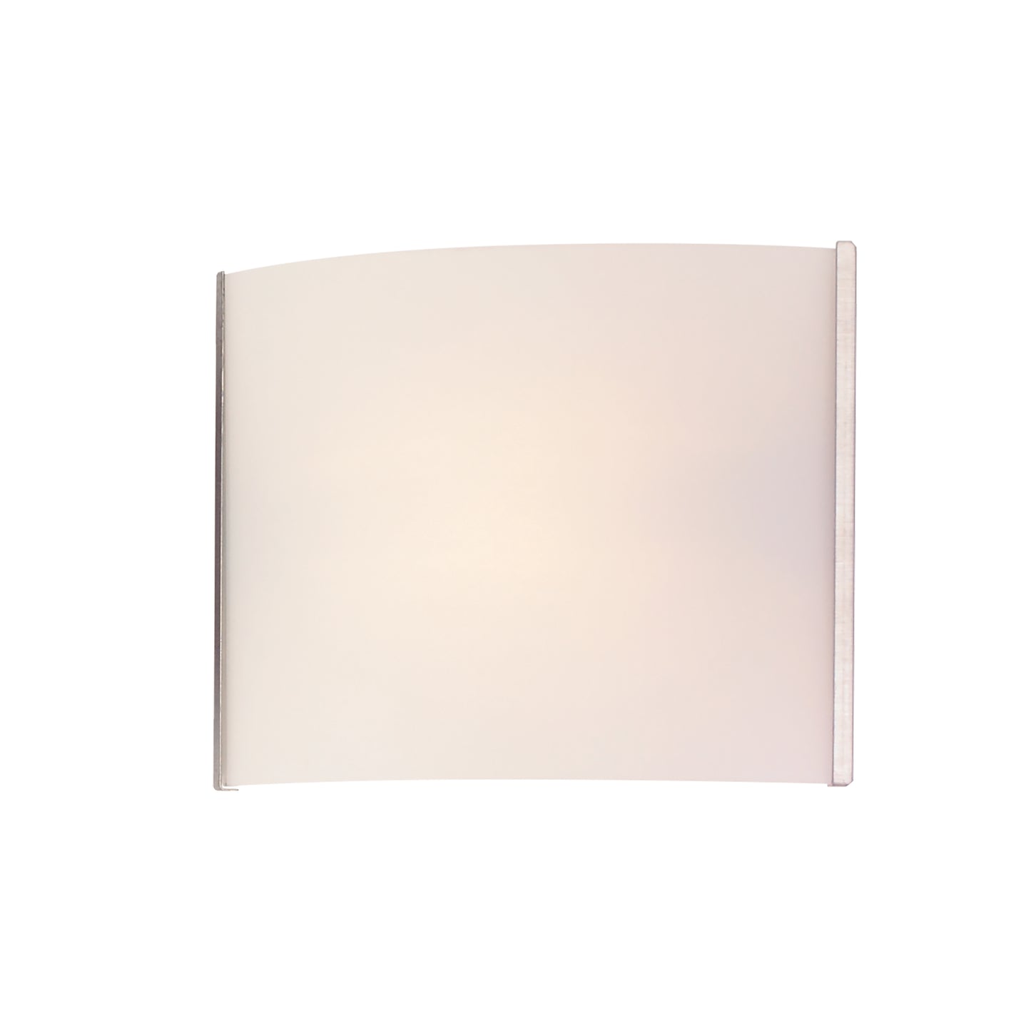 ELK SHOWROOM BV711-10-16 Pannelli 8'' Wide 1-Light Vanity Light - Stainless Steel with Hand-Formed White Opal Glass