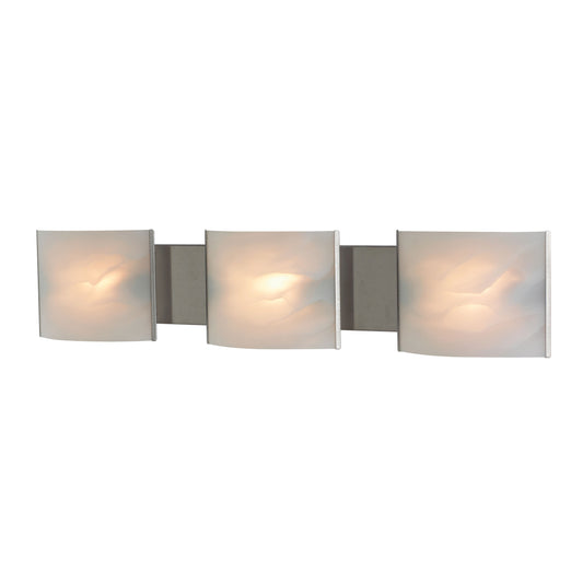 ELK SHOWROOM BV713-6-16 Pannelli 30'' Wide 3-Light Vanity Light - Stainless Steel