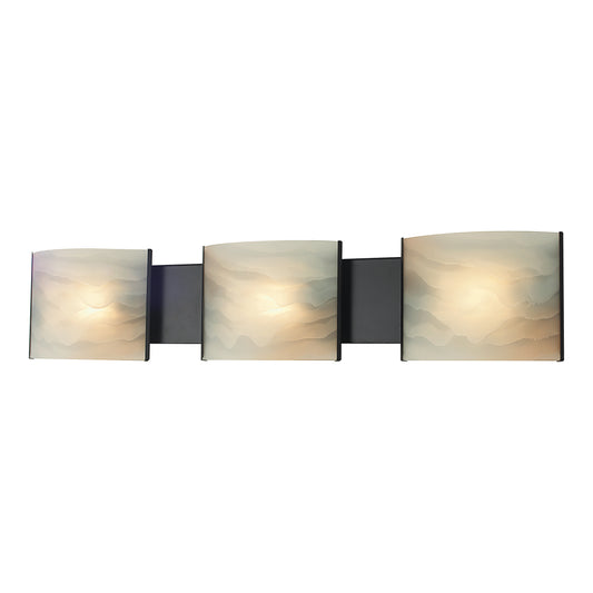 ELK SHOWROOM BV713-HM-45 Pannelli 30'' Wide 3-Light Vanity Light - Multicolor