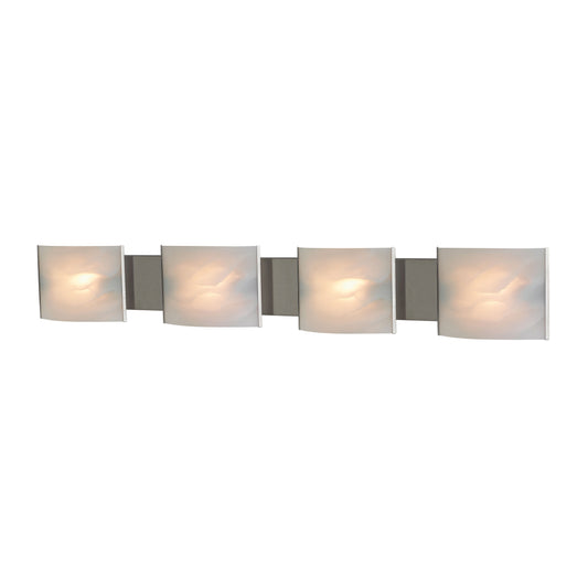 ELK SHOWROOM BV714-6-16 Pannelli 41'' Wide 4-Light Vanity Light - Stainless Steel