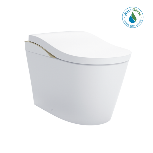 TOTO MS8732CUMFG#01N NEOREST LS Dual Flush 1.0 or 0.8 GF Integrated Bidet Toilet , Cotton White