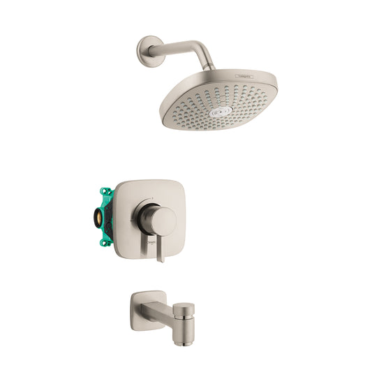 HANSGROHE 04910820 Brushed Nickel Croma Select E Modern Shower Set 2 GPM