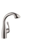 HANSGROHE 04067860 Allegro E Prep Kitchen Faucet, 2-Spray Pull-Out, 1.75 GPM in Stainless Steel Optic