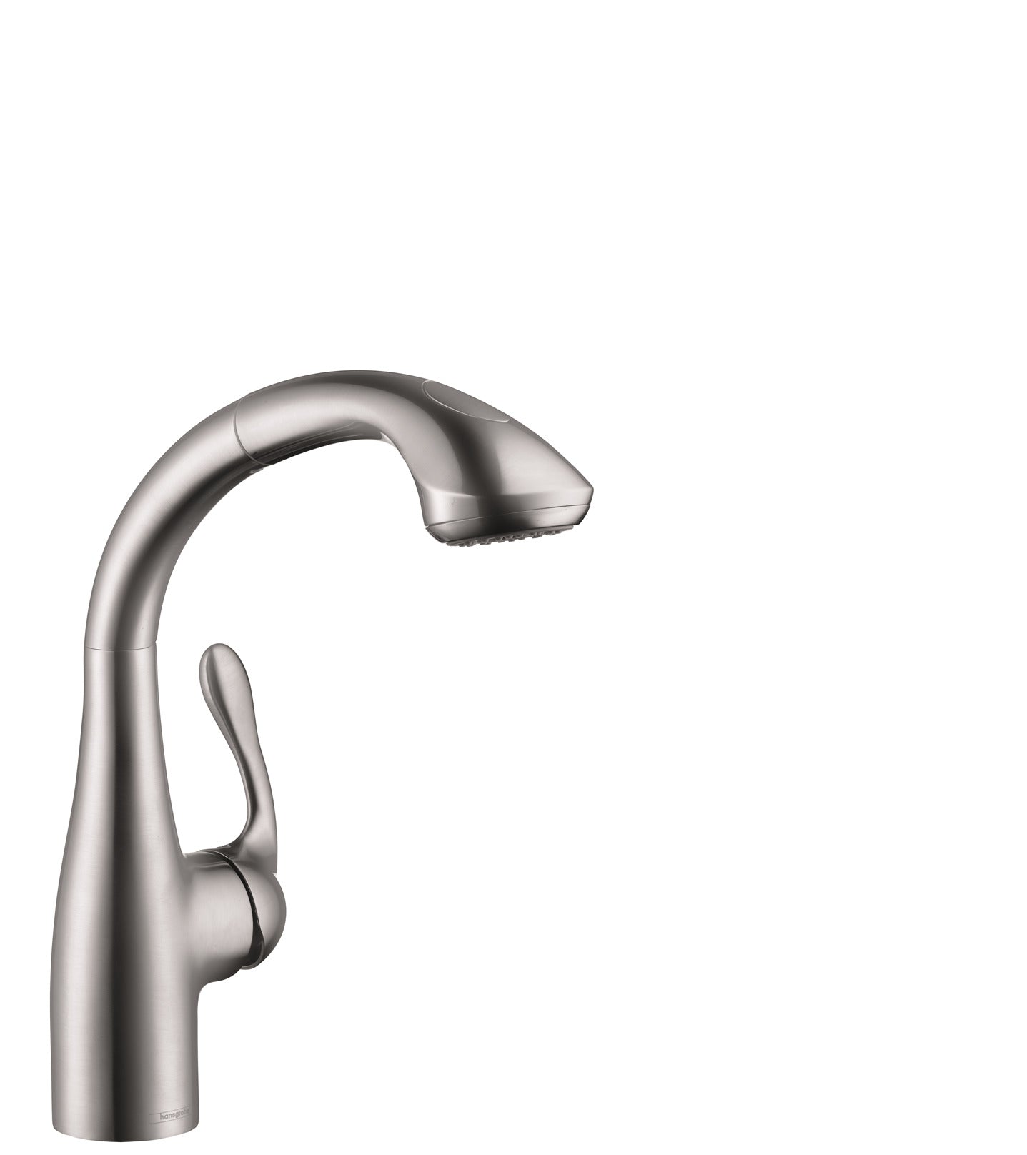 HANSGROHE 04067860 Allegro E Prep Kitchen Faucet, 2-Spray Pull-Out, 1.75 GPM in Stainless Steel Optic
