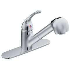 MOEN CA40519 Capstone  One-Handle Pullout Kitchen Faucet In Chrome