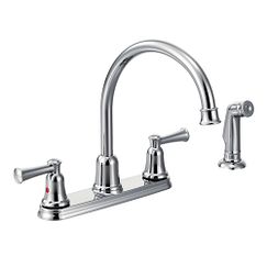 MOEN CA41613 Capstone  Two-Handle High Arc Kitchen Faucet In Chrome