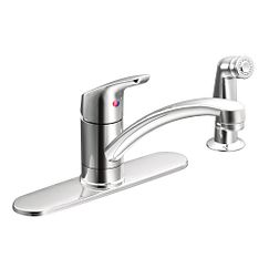 MOEN CA42513 Baystone Baystone 1H Kd Lvr Hs 1/2 Chr In Chrome