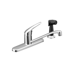 MOEN CA47513B Flagstone Fstn 1H Kd W/Black Ss Chr In Chrome