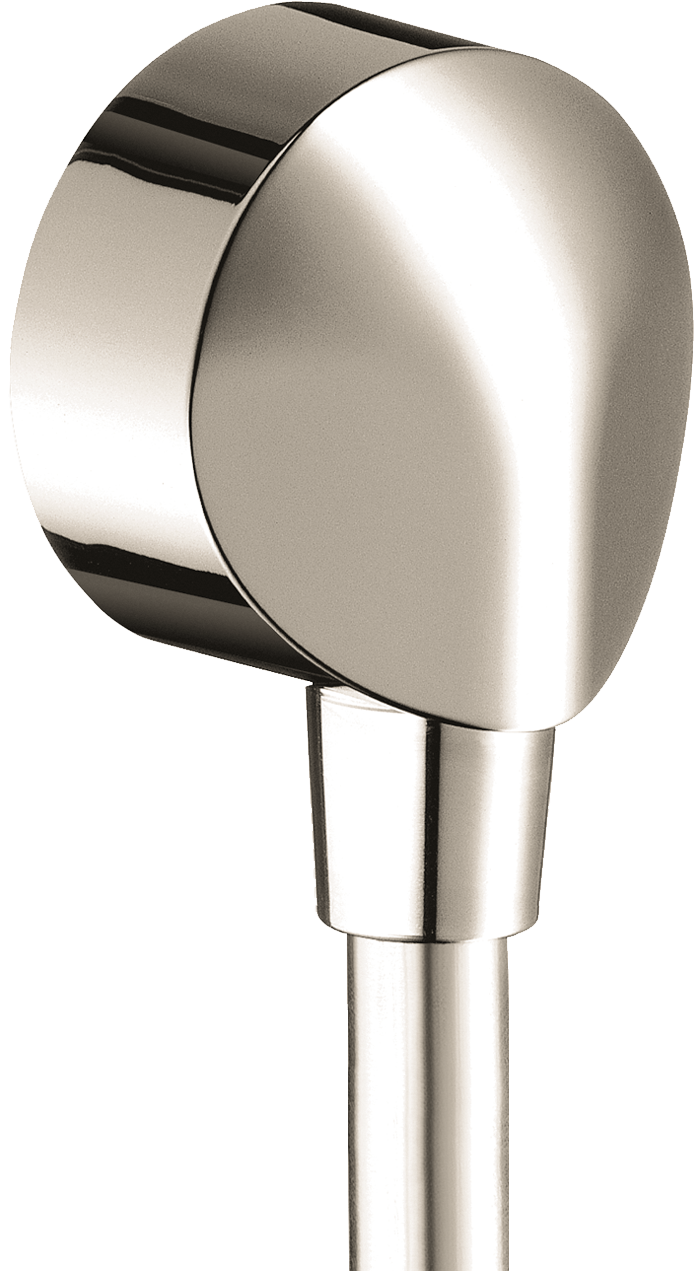 HANSGROHE 27458833 Polished Nickel FixFit Modern Wall Outlet