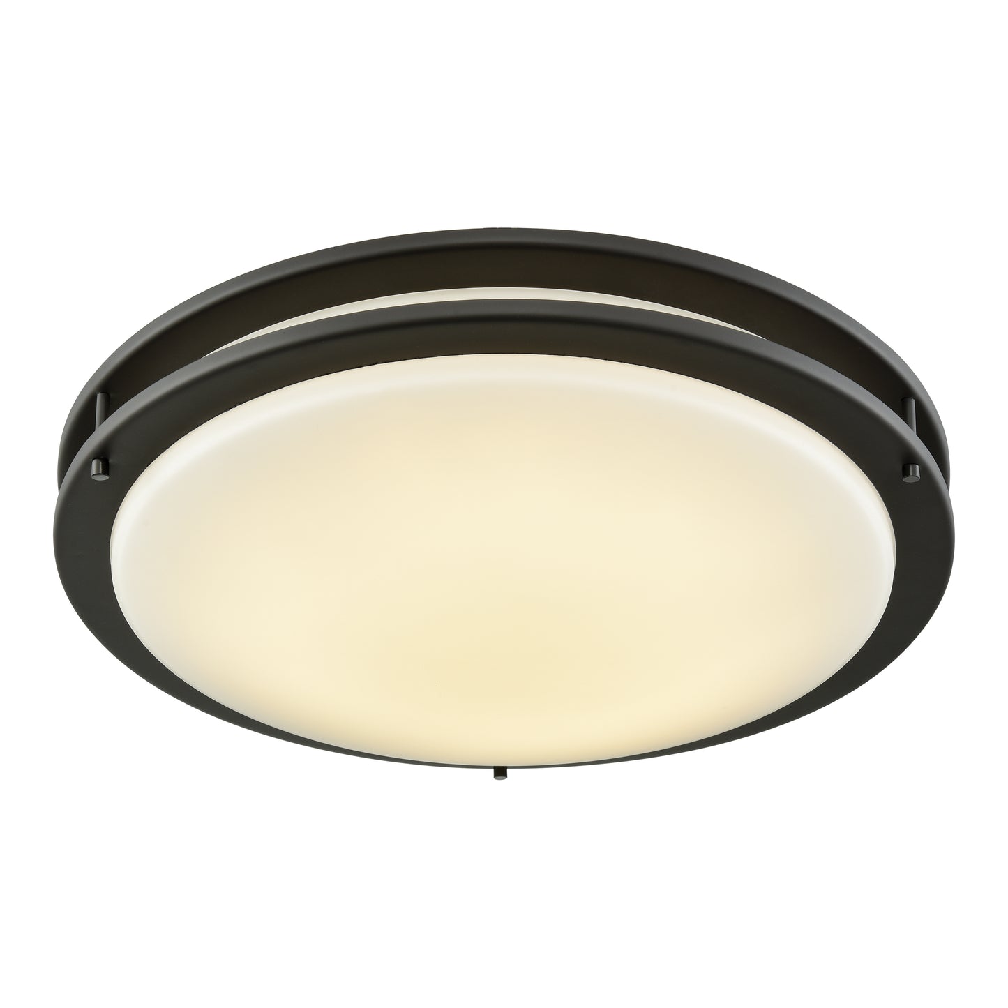 THOMAS CL782031 Clarion 18'' Wide 1-Light Flush Mount - Oil Rubbed Bronze