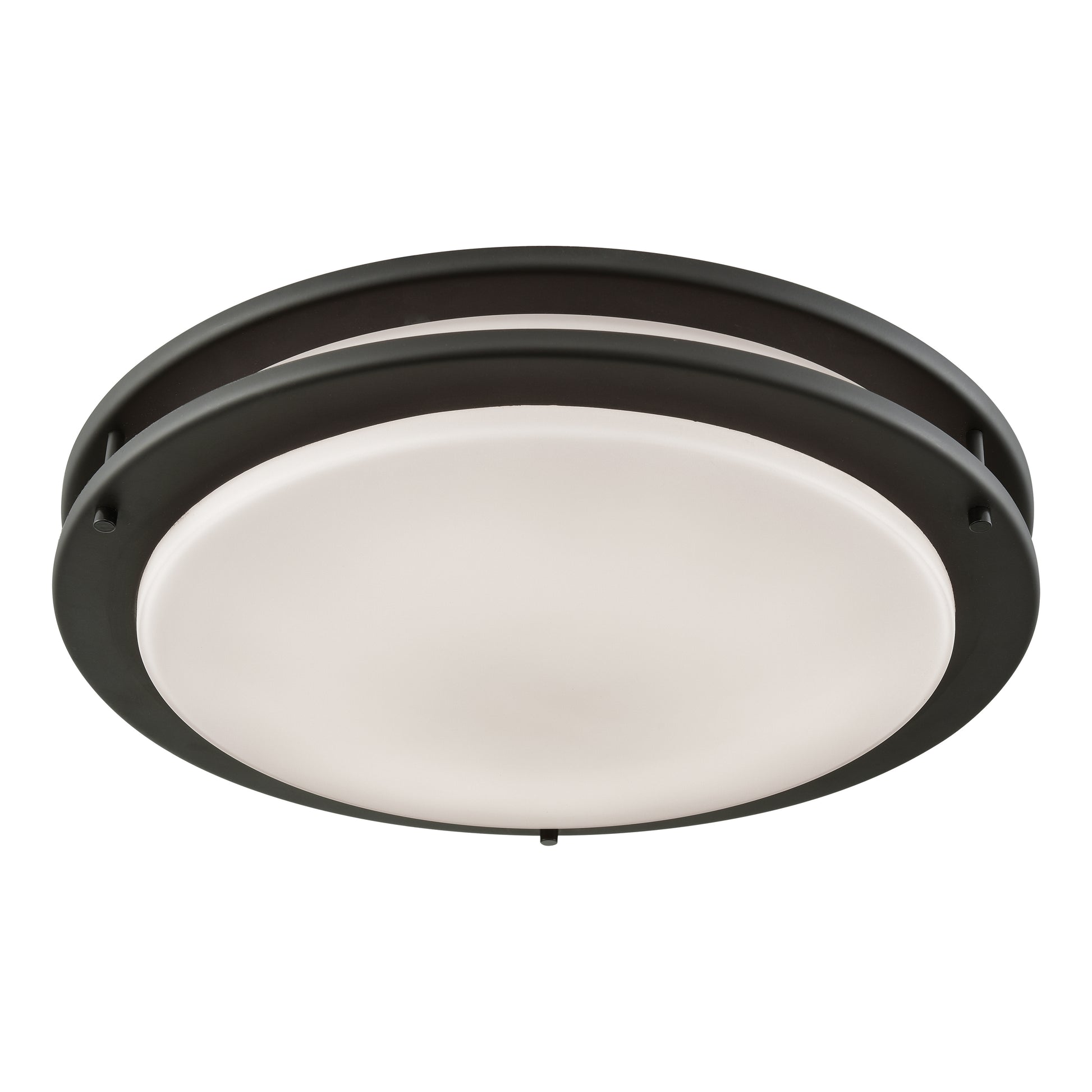 THOMAS CL782041 Clarion 14'' Wide 1-Light Flush Mount - Oil Rubbed Bronze