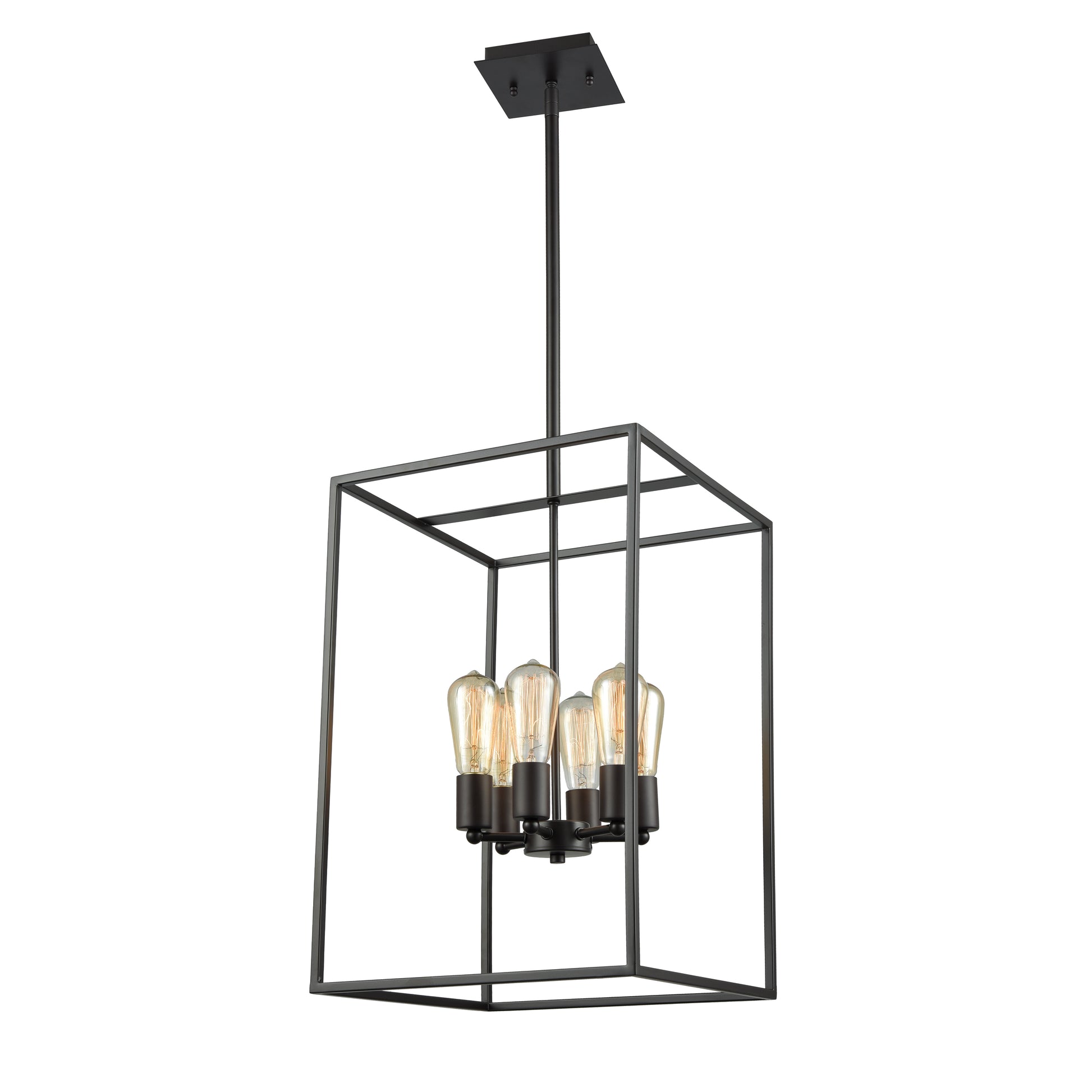 THOMAS CN15861 Williamsport 14'' Wide 6-Light Chandelier - Oil Rubbed Bronze