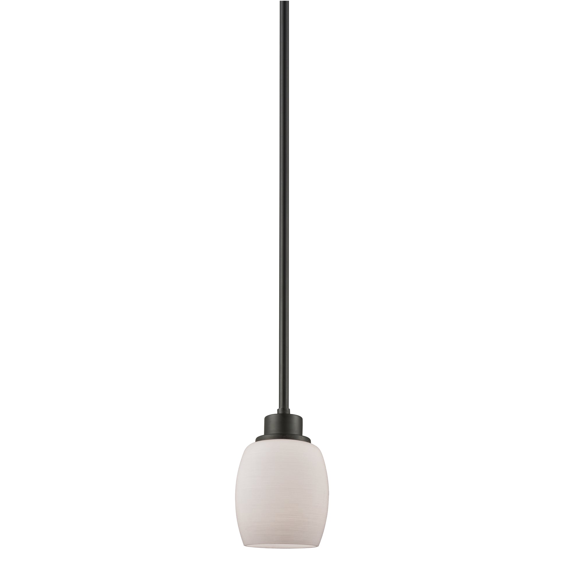 THOMAS CN170151 Casual Mission 5'' Wide 1-Light Mini Pendant - Oil Rubbed Bronze