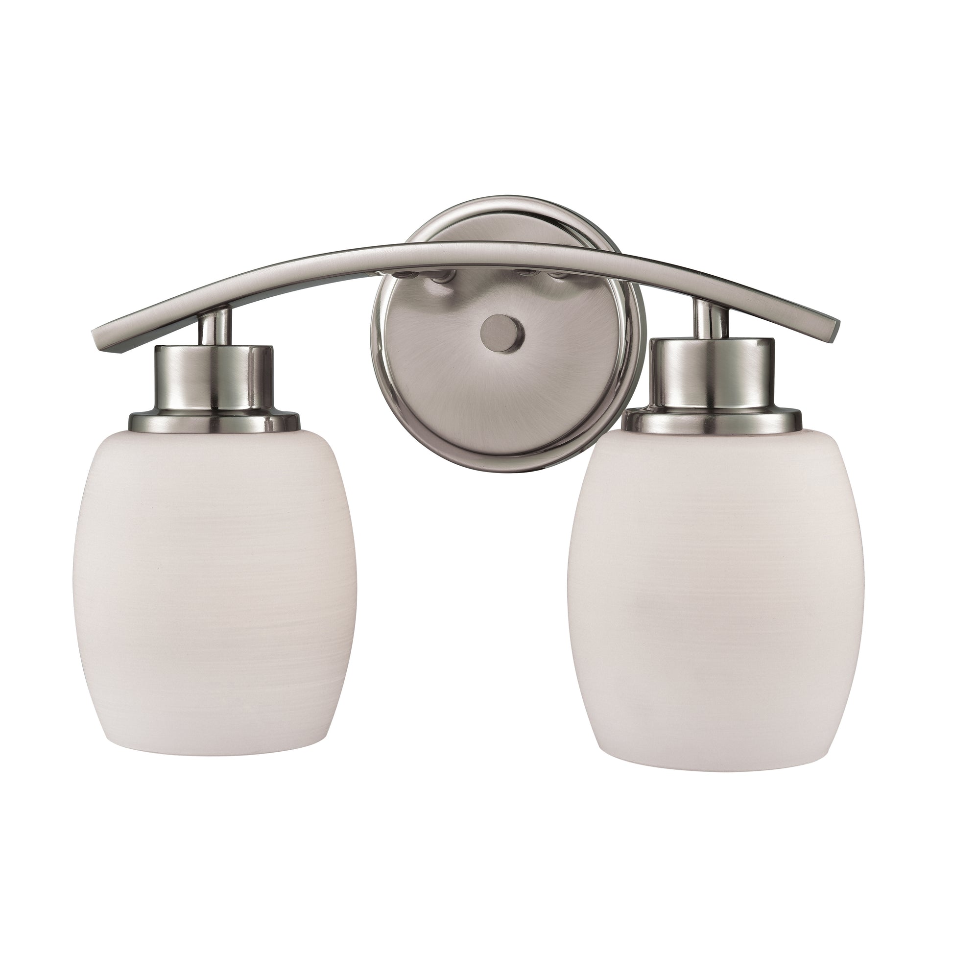 THOMAS CN170212 Casual Mission 12'' Wide 2-Light Vanity Light - Brushed Nickel