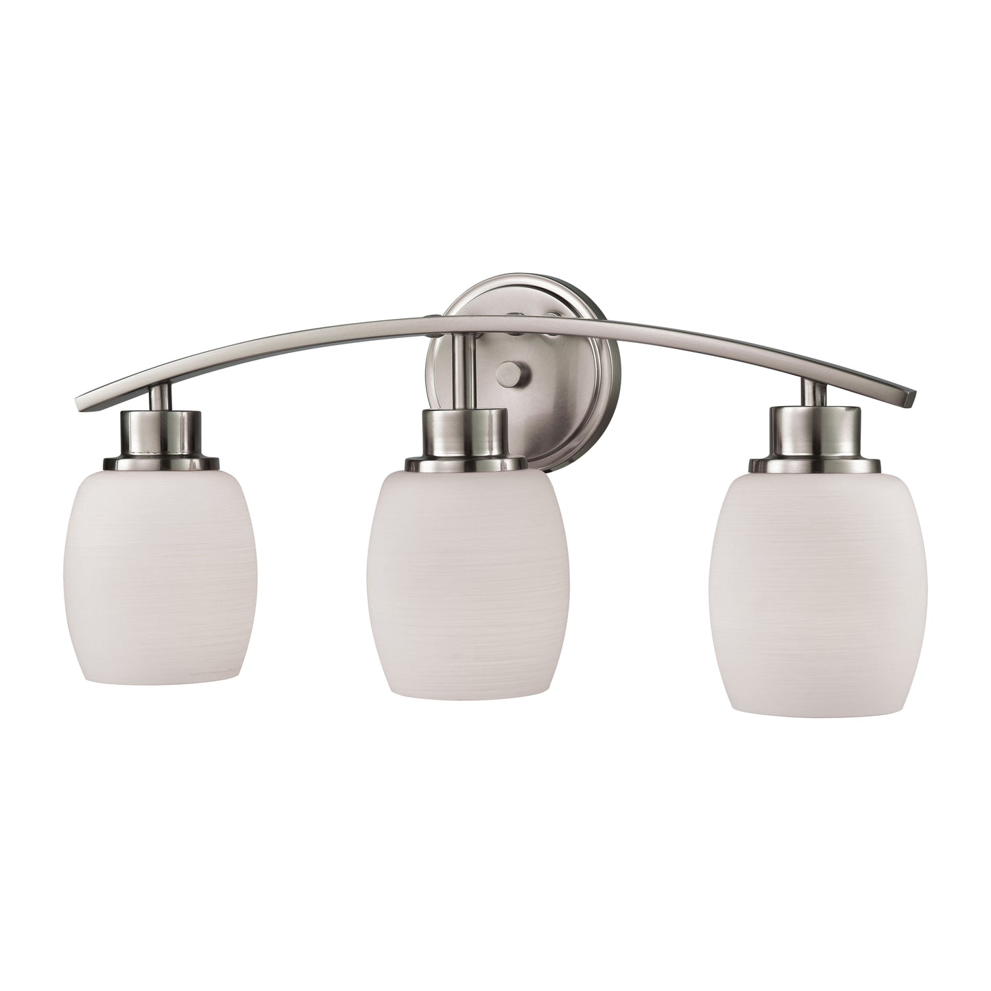 THOMAS CN170312 Casual Mission 20'' Wide 3-Light Vanity Light - Brushed Nickel