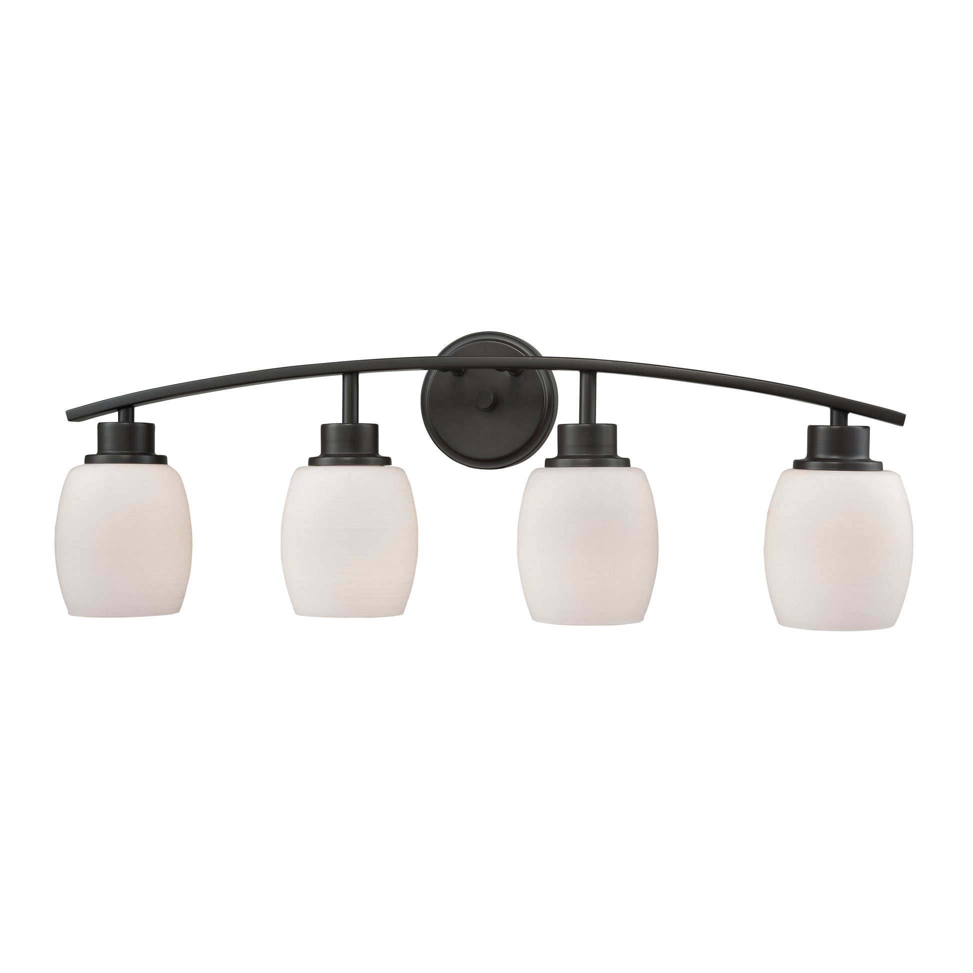 THOMAS CN170411 Casual Mission 28'' Wide 4-Light Vanity Light - Oil Rubbed Bronze