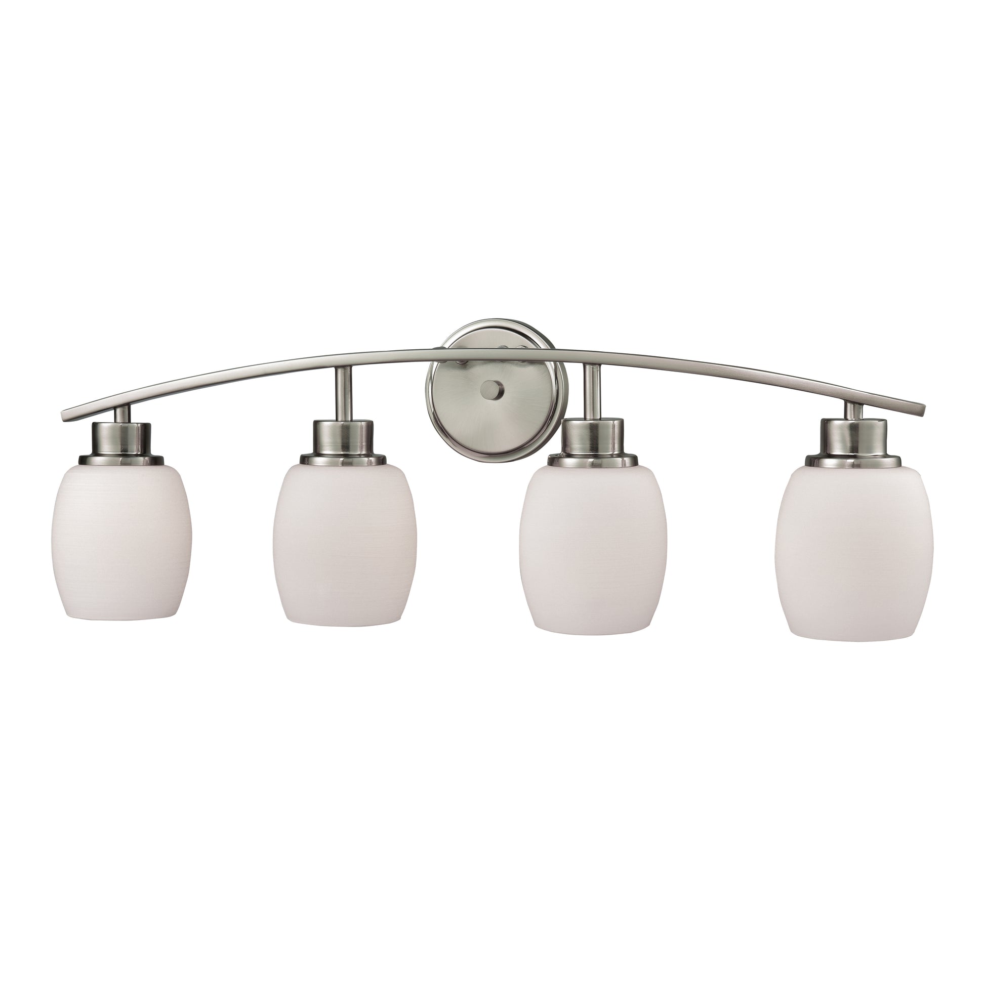 THOMAS CN170412 Casual Mission 28'' Wide 4-Light Vanity Light - Brushed Nickel