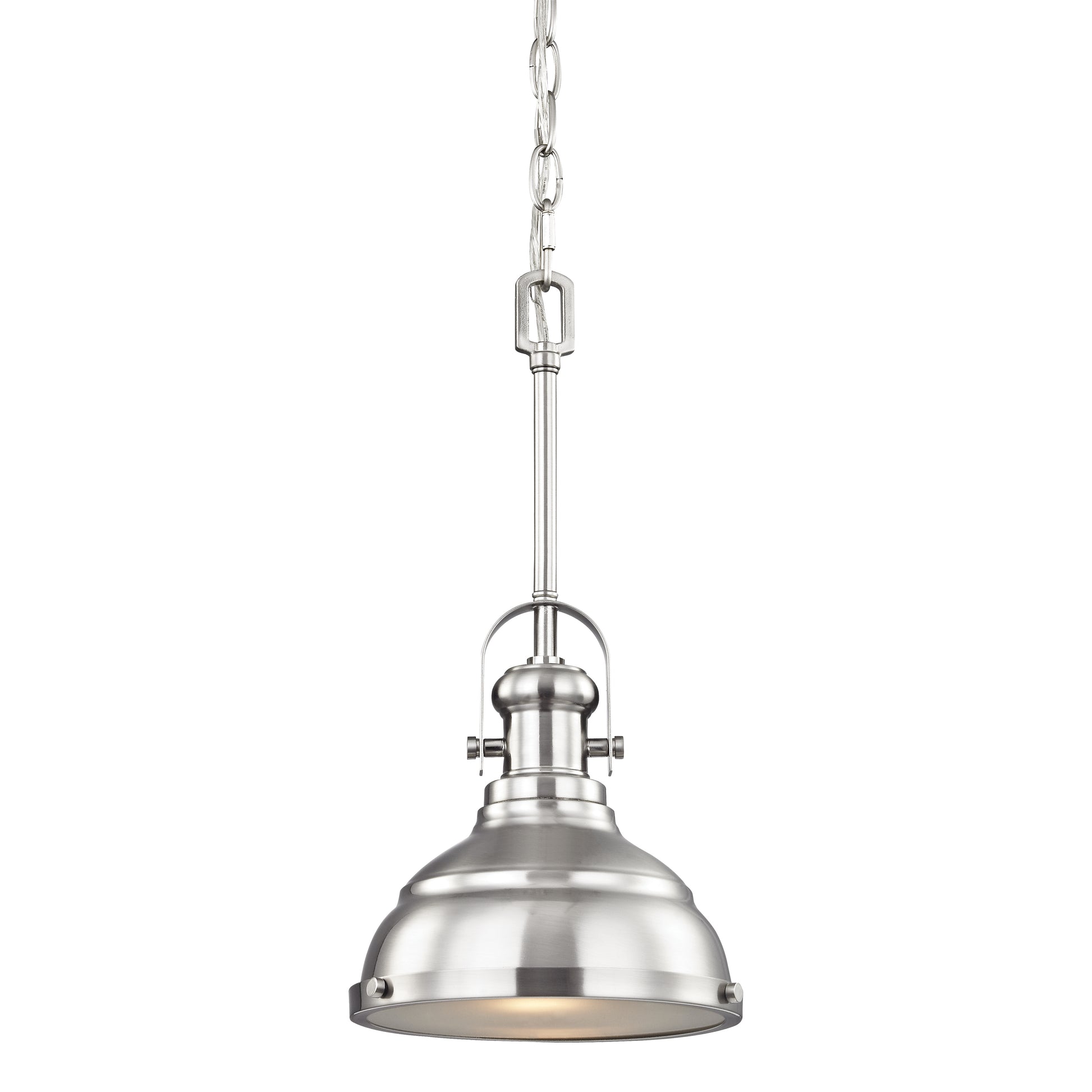 THOMAS CN200152 Blakesley 8'' Wide 1-Light Mini Pendant - Brushed Nickel