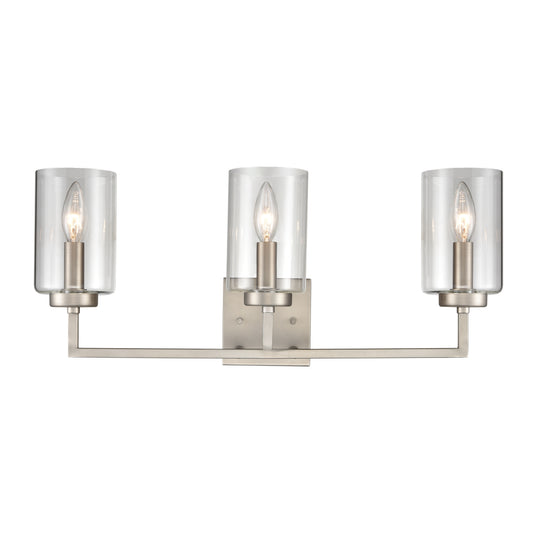 THOMAS CN240132 West End 23'' Wide 3-Light Vanity Light - Brushed Nickel