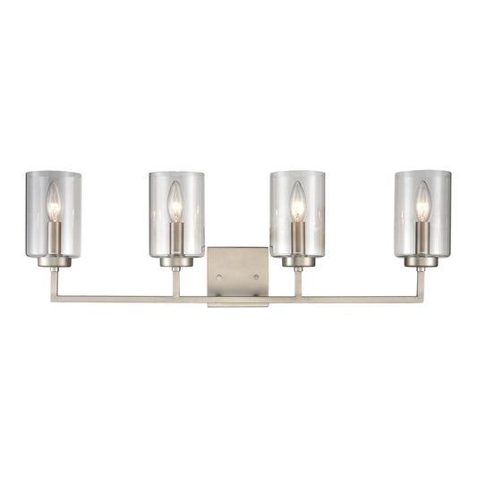 THOMAS CN240142 West End 29.75'' Wide 4-Light Vanity Light - Brushed Nickel