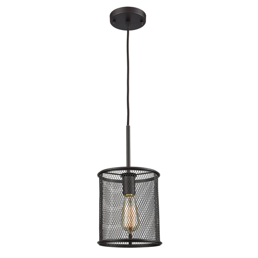 THOMAS CN250151 Williamsport 8'' Wide 1-Light Mini Pendant - Oil Rubbed Bronze