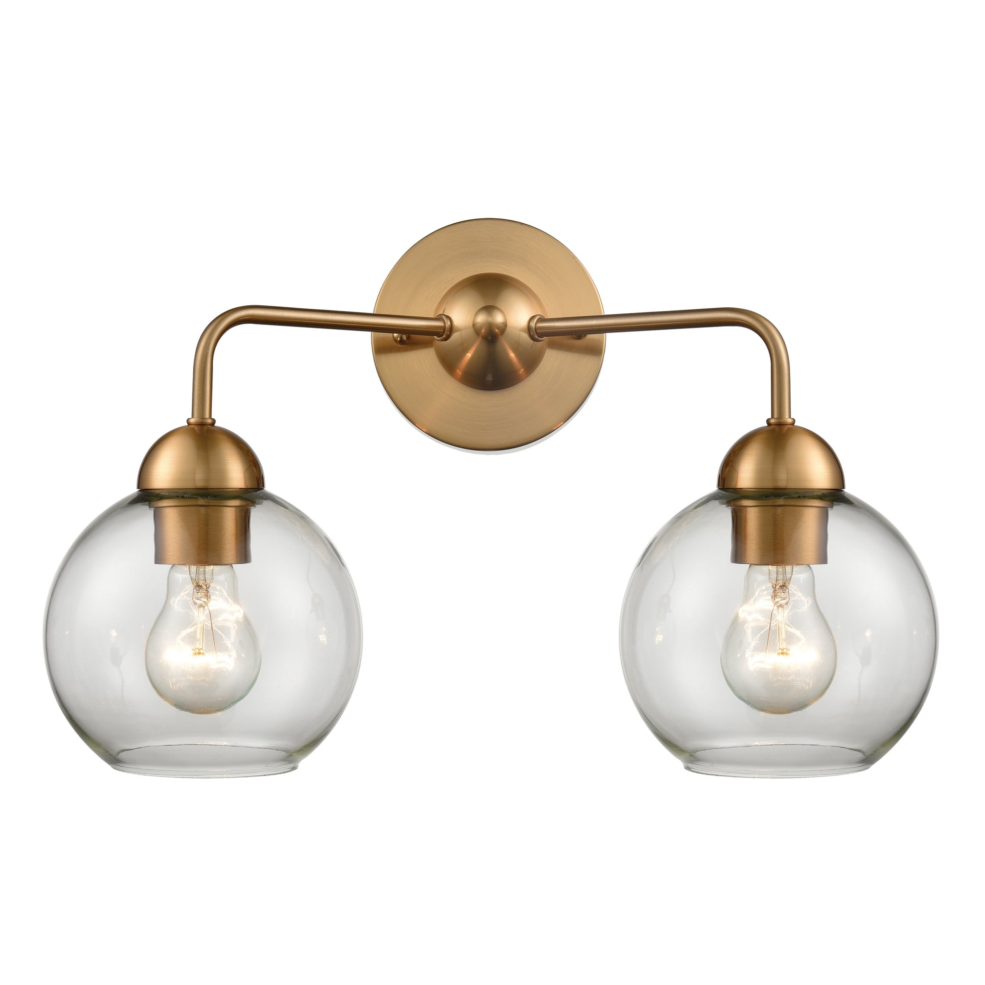 THOMAS CN280215 Astoria 16'' Wide 2-Light Vanity Light - Satin Gold