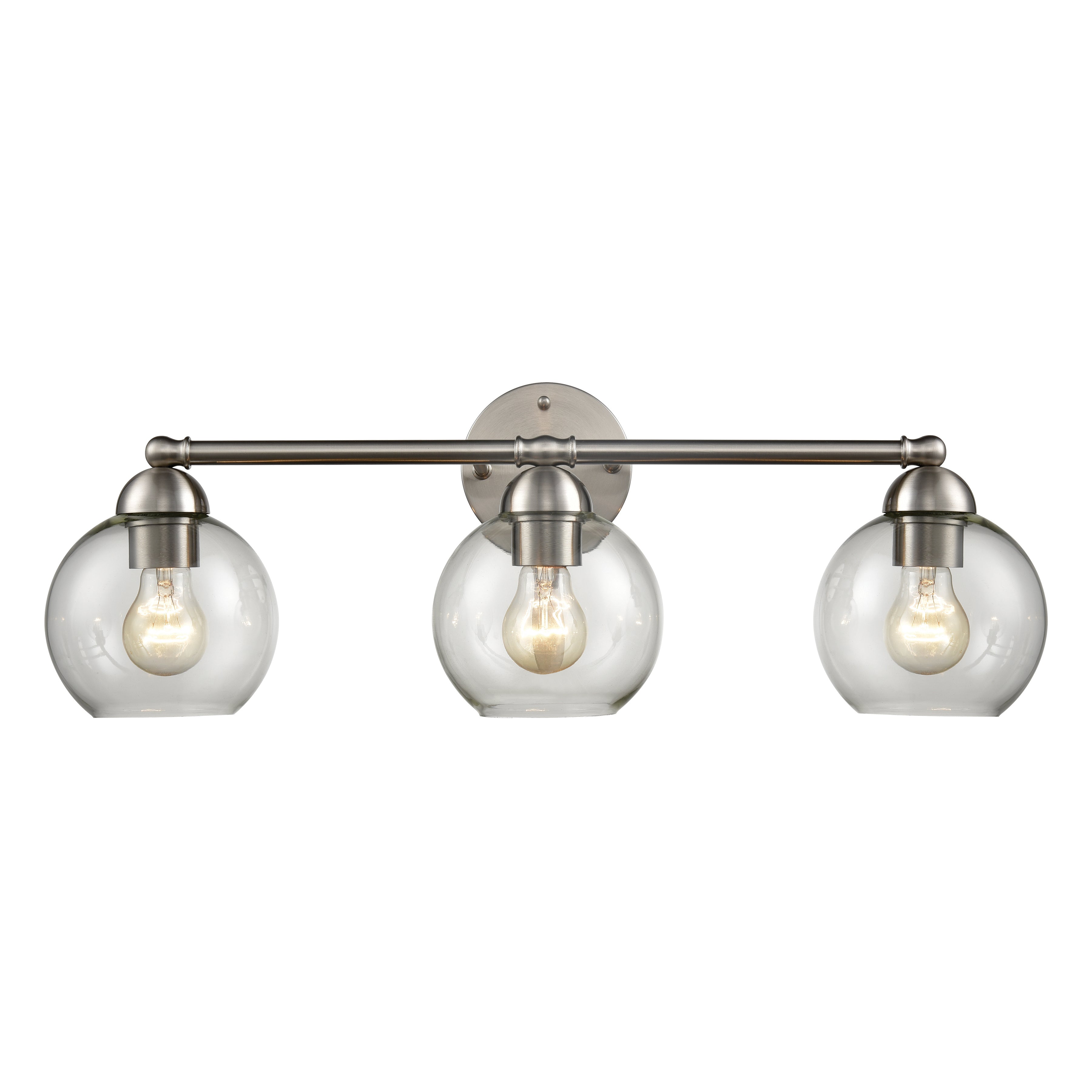 THOMAS CN280312 Astoria 25'' Wide 3-Light Vanity Light - Brushed Nickel