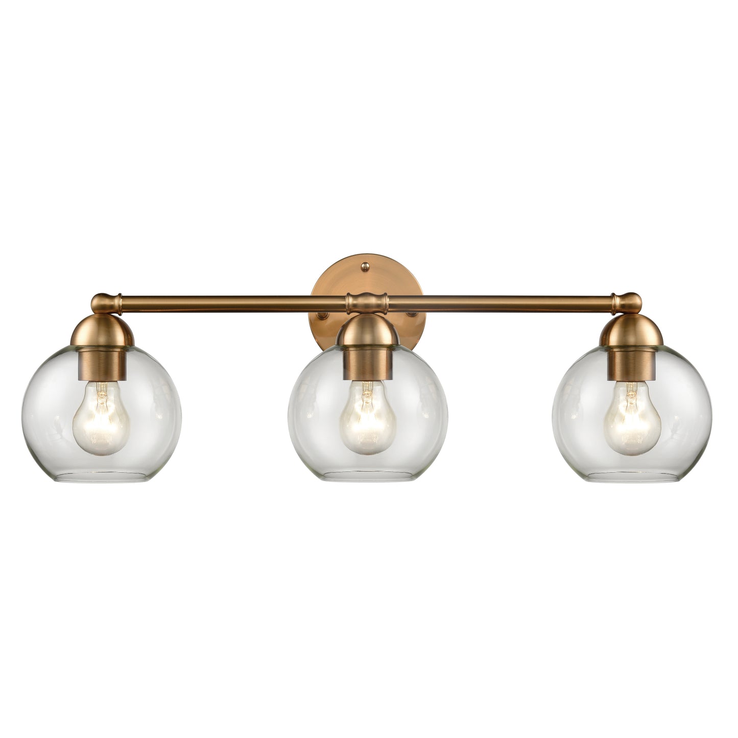 THOMAS CN280315 Astoria 25'' Wide 3-Light Vanity Light - Satin Gold