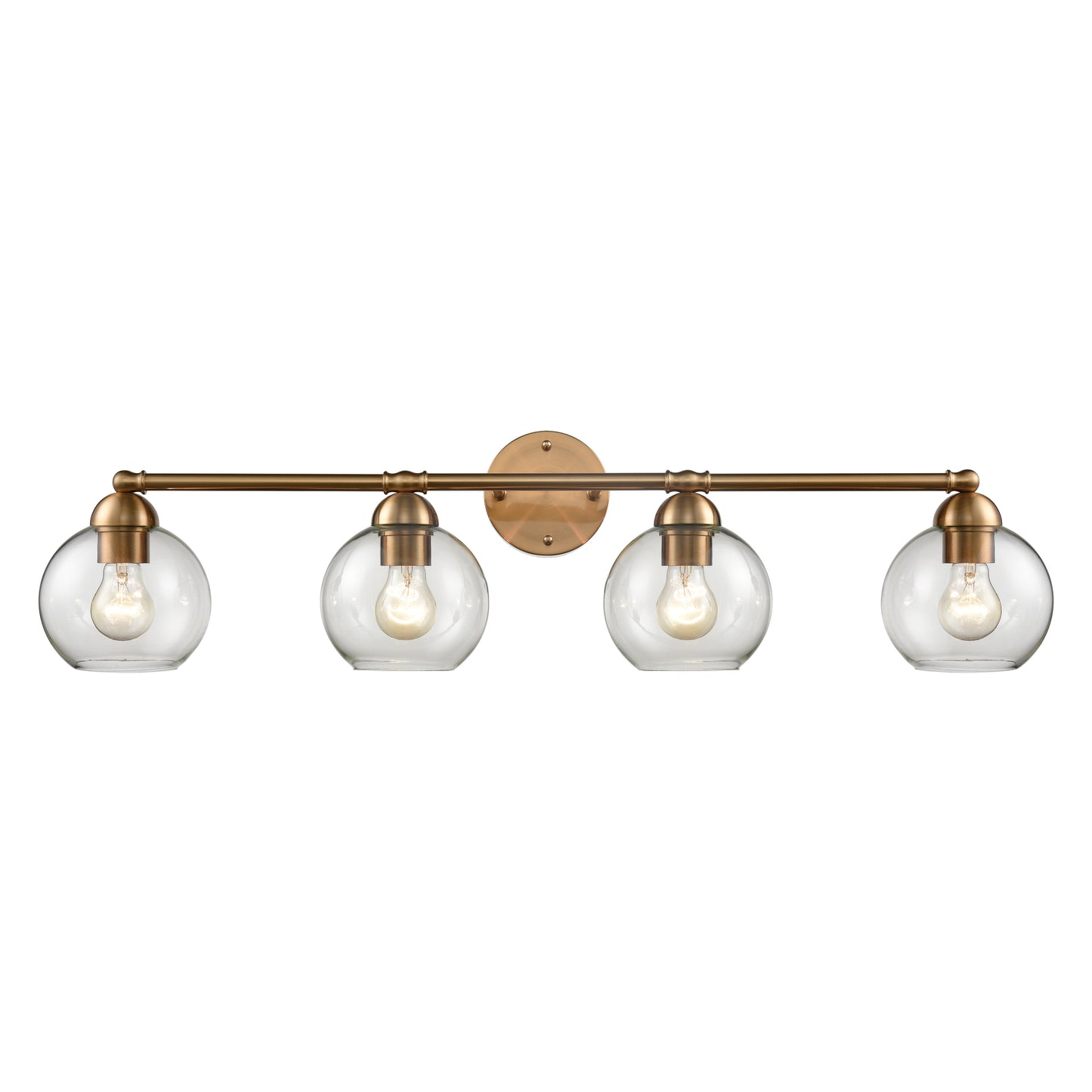 THOMAS CN280415 Astoria 35'' Wide 4-Light Vanity Light - Satin Gold