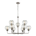 THOMAS CN280922 Astoria 32'' Wide 9-Light Chandelier - Brushed Nickel