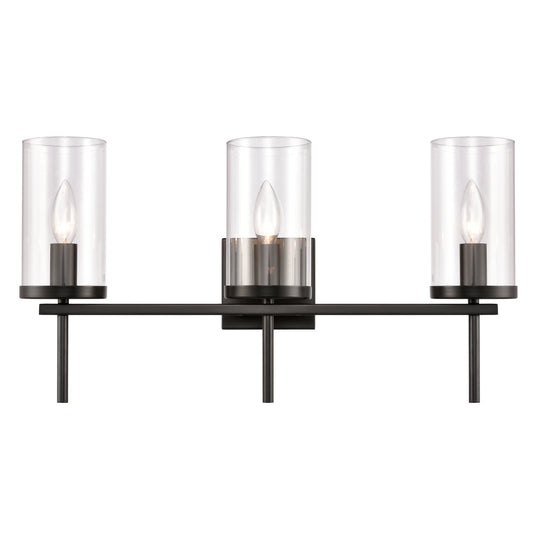 THOMAS CN290316 Oakland 23'' Wide 3-Light Vanity Light - Black