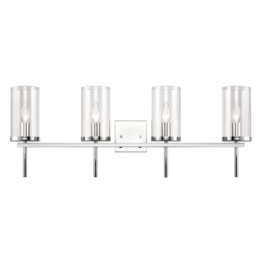 THOMAS CN290413 Oakland 32.5'' Wide 4-Light Vanity Light - Chrome