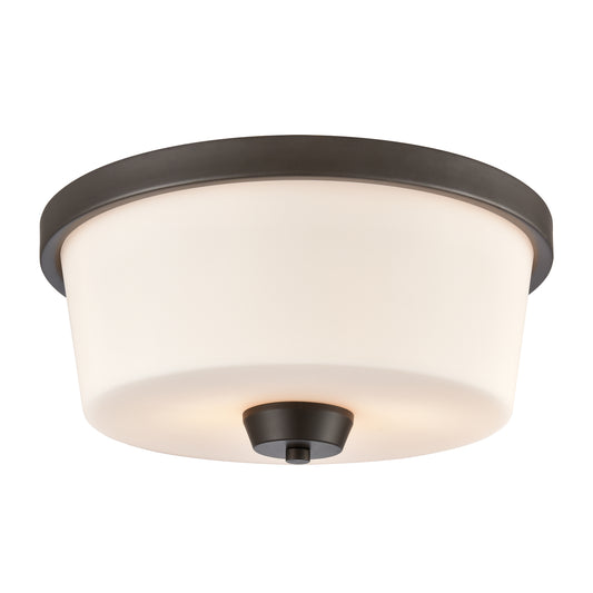 THOMAS CN310231 Winslow 13.5'' Wide 2-Light Flush Mount - Oil Rubbed Bronze