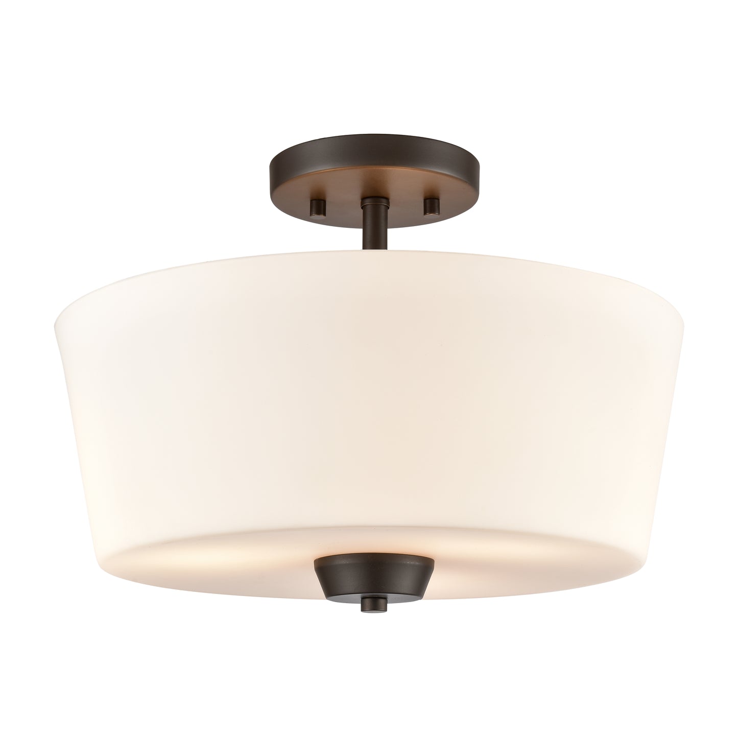 THOMAS CN310281 Winslow 15'' Wide 3-Light Semi Flush Mount - Oil Rubbed Bronze