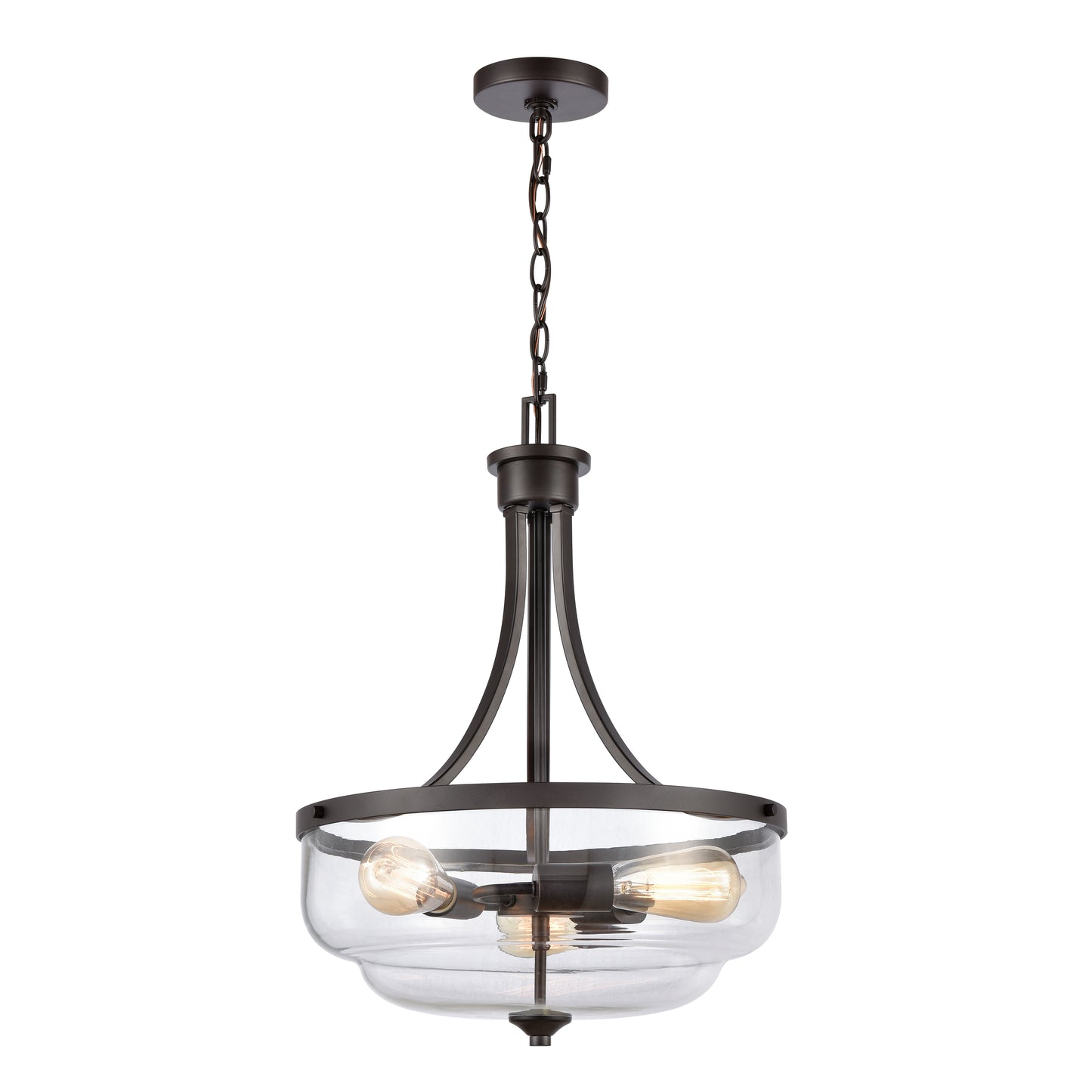 THOMAS CN320341 Calistoga 17'' Wide 3-Light Pendant - Oil Rubbed Bronze